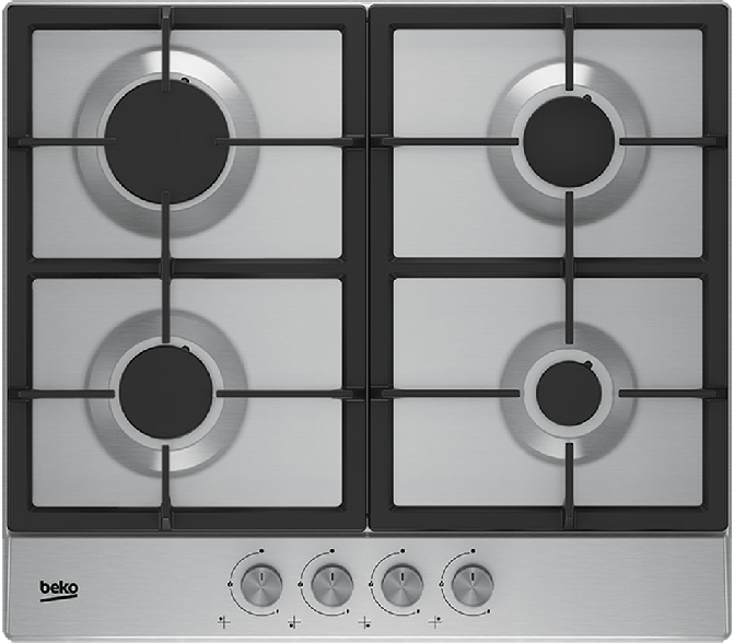 Фото товара: Beko HIAG64225SX газовая поверхность
