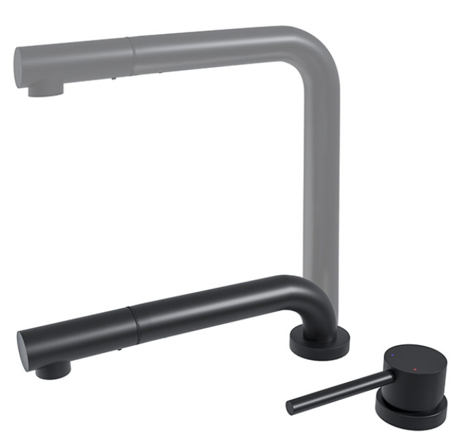 Детальное фото товара: Emar ЕС-7027 Black, смеситель, черный