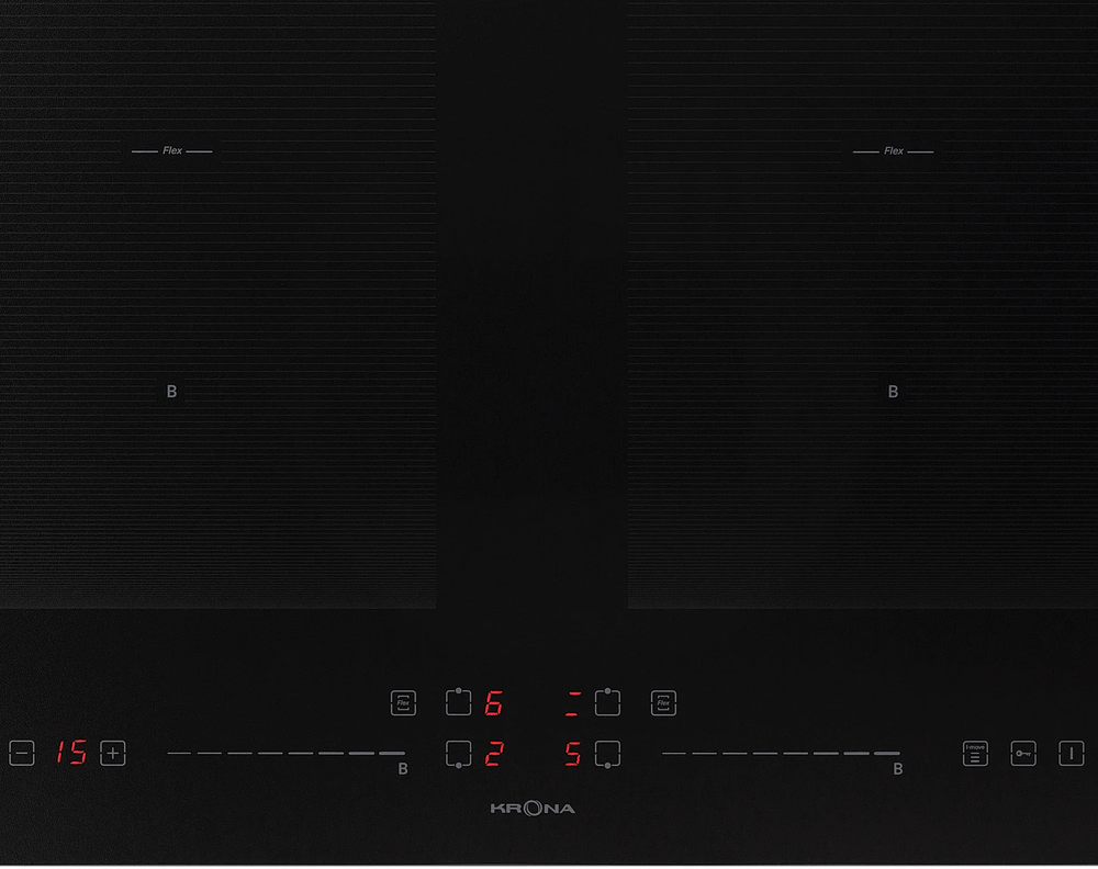 Детальное фото товара: Krona ONYX ih 60 BL индукционная поверхность