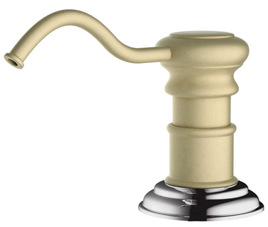 Omoikiri OM-01-MA, дозатор для моющего средства, марципан Фото товара: Omoikiri OM-01-MA, дозатор для моющего средства, марципан