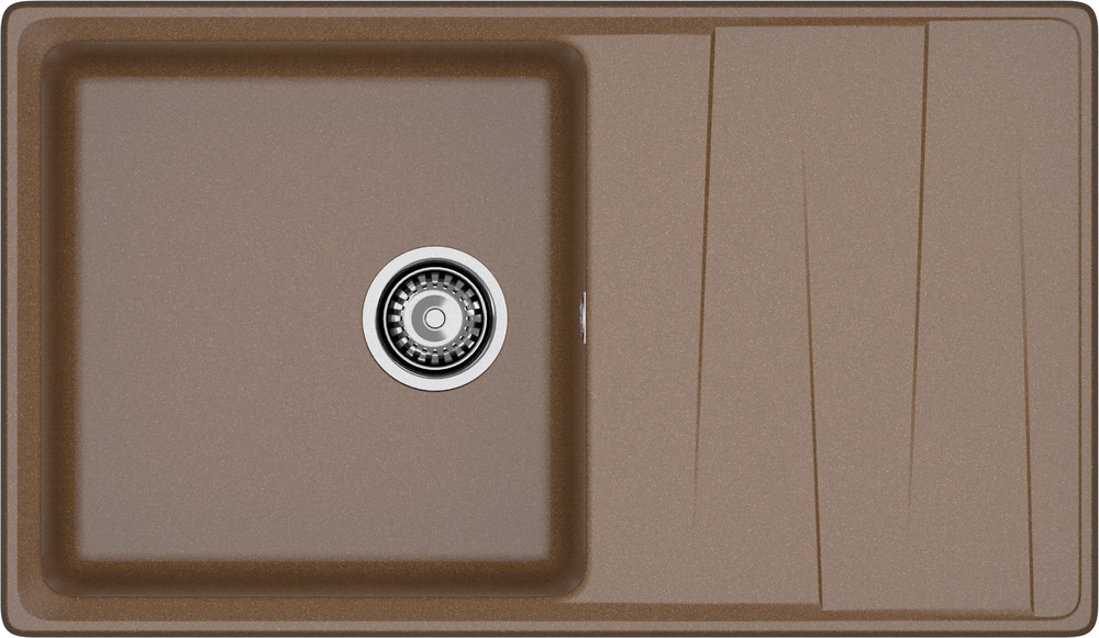 Фото товара: GranFest LEVEL GF-LV-860L, мойка, мрамор, терракот