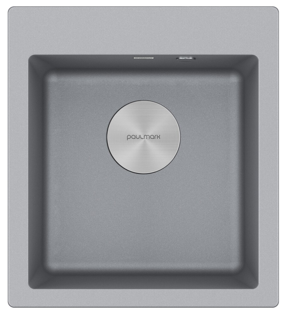 Фото товара: Paulmark KANTE 45, мойка, гранит, серый металлик