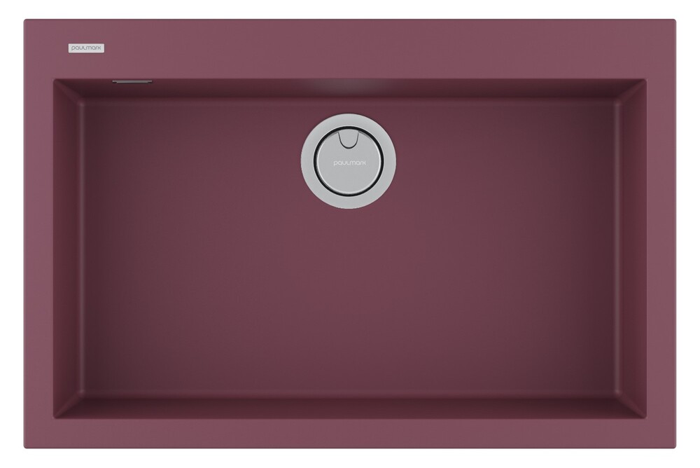 Фото товара: Paulmark DECORATION 76, мойка, гранит, merlot