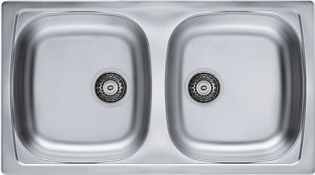 Фото товара: ALVEUS BASIC 160 LEI-90, мойка, нержавеющая сталь (в комплекте с сифоном 1130557)