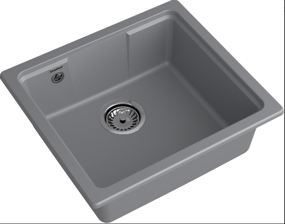 GranFest URBAN 4550, мойка, гранит, темно-серый Детальное фото товара: GranFest URBAN 4550, мойка, гранит, темно-серый