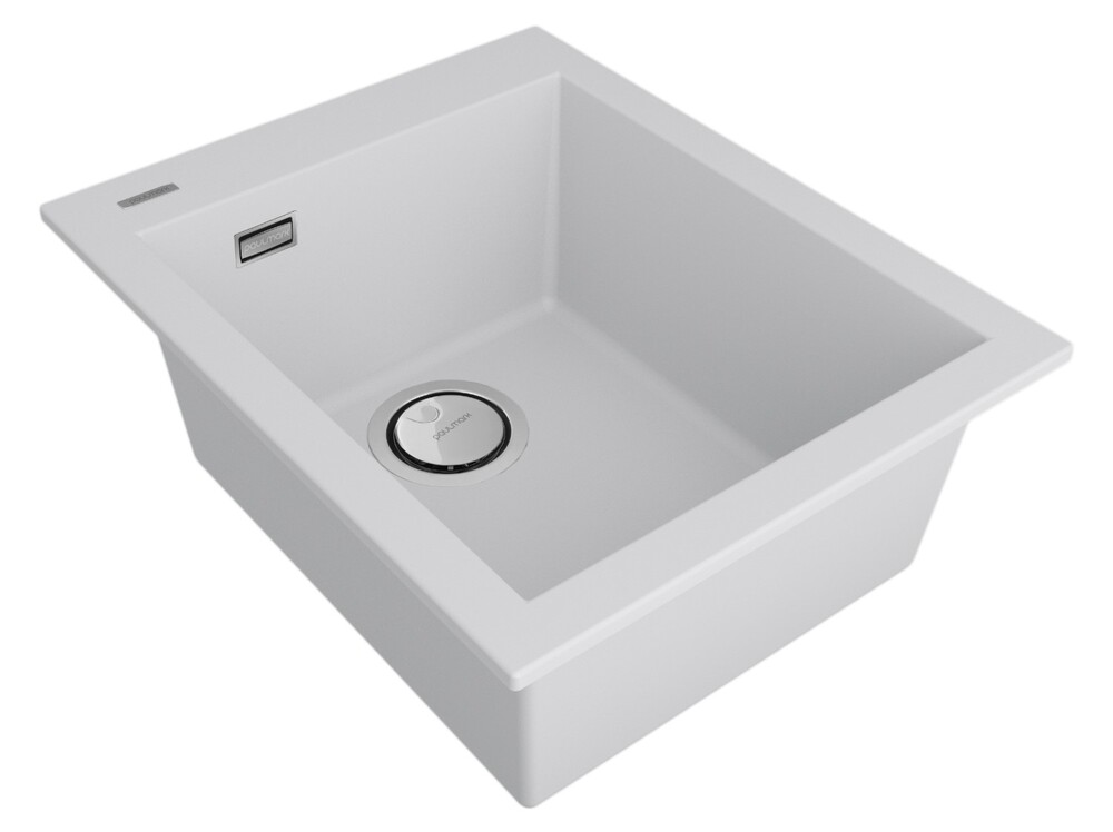 Детальное фото товара: Paulmark DECORATION 41, мойка, гранит, белый