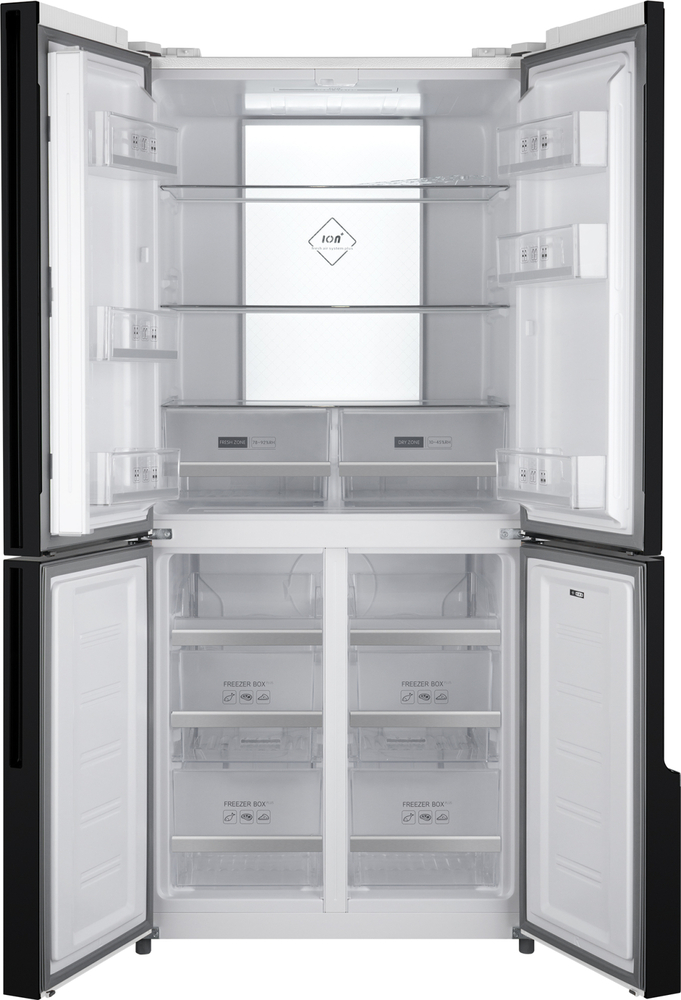 Детальное фото товара: Weissgauff WCD 450 White Rock Glass NoFrost Inverter