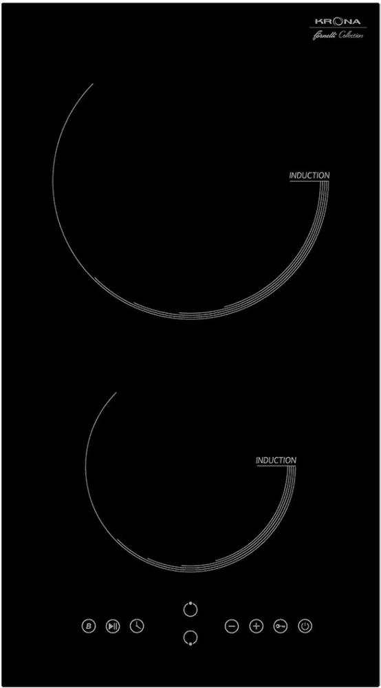 Krona VENTO 30 BL Детальное фото товара: Krona VENTO 30 BL индукционная поверхность