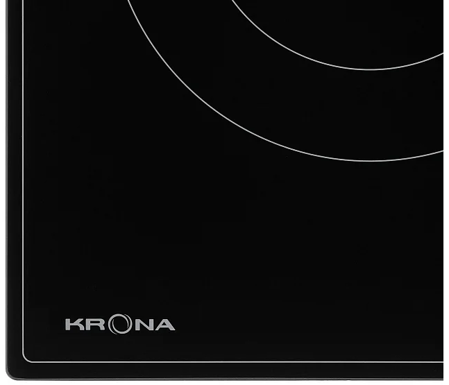 Krona LAUREL 60 BL Детальное фото товара: Krona LAUREL 60 BL стеклокерамическая поверхность