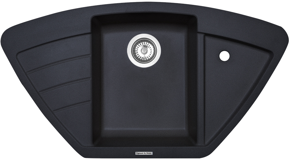 Фото товара: Zigmund & Shtain ECKIG 900, мойка, черный базальт