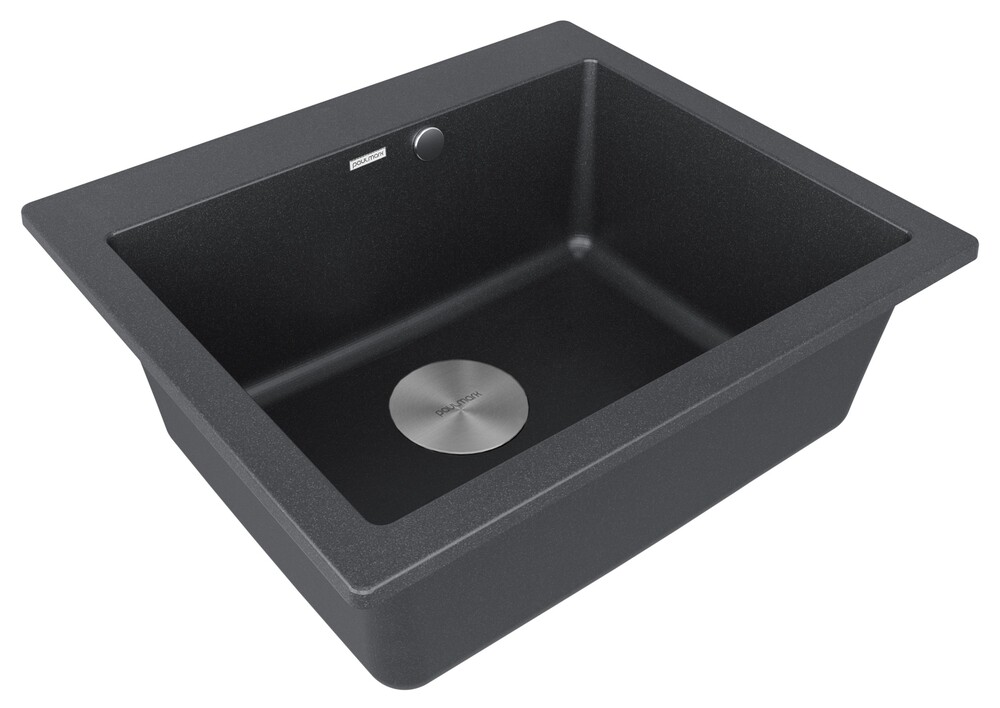Детальное фото товара: Paulmark KANTE 60, мойка, гранит, черный