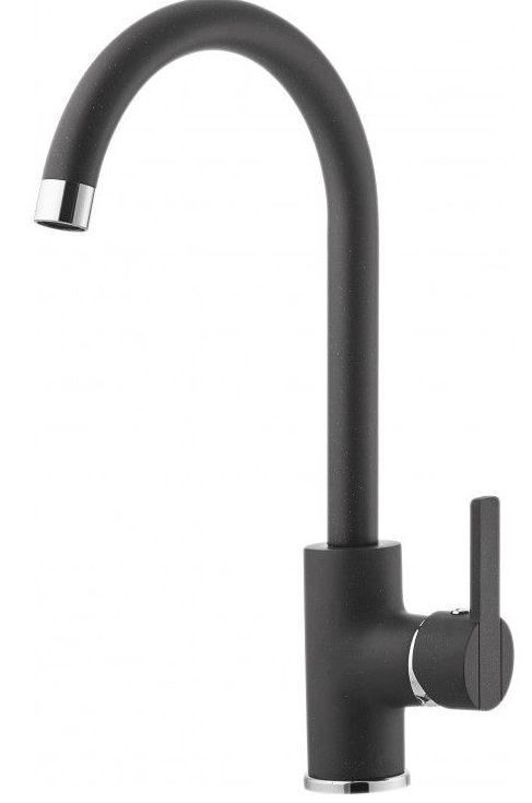 Фото товара: ALVEUS GENESIS TONIA G91 CARBON, смеситель, гранит,  черный