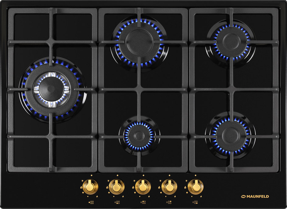 Детальное фото товара: Maunfeld EGHE.75.33CB.R/G газовая поверхность