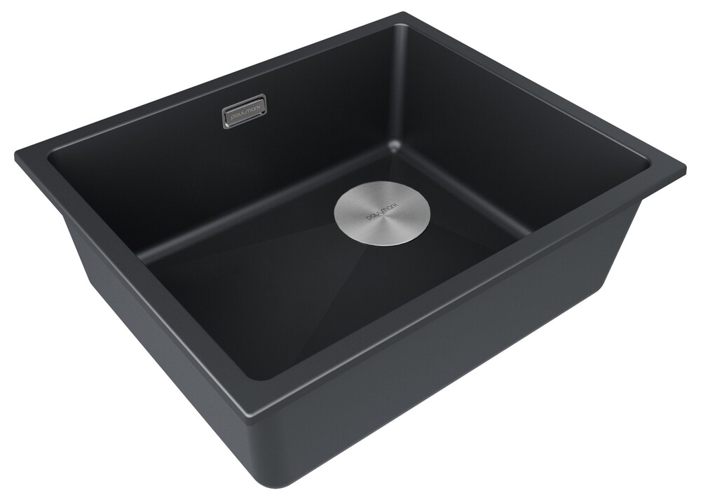 Детальное фото товара: Paulmark LUMI 55UNI-SKEW, мойка, гранит, антрацит