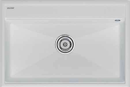 Детальное фото товара: Paulmark STEPIA 80, мойка, гранит, белый