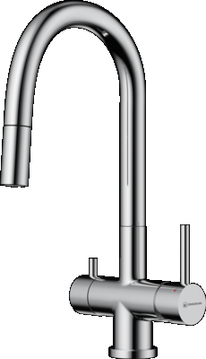 Фото товара: Omoikiri Akita-S-C, смеситель, хром