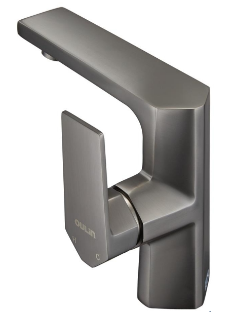 Детальное фото товара: Oulin OL-T9207Q, смеситель, графит (серый металик)