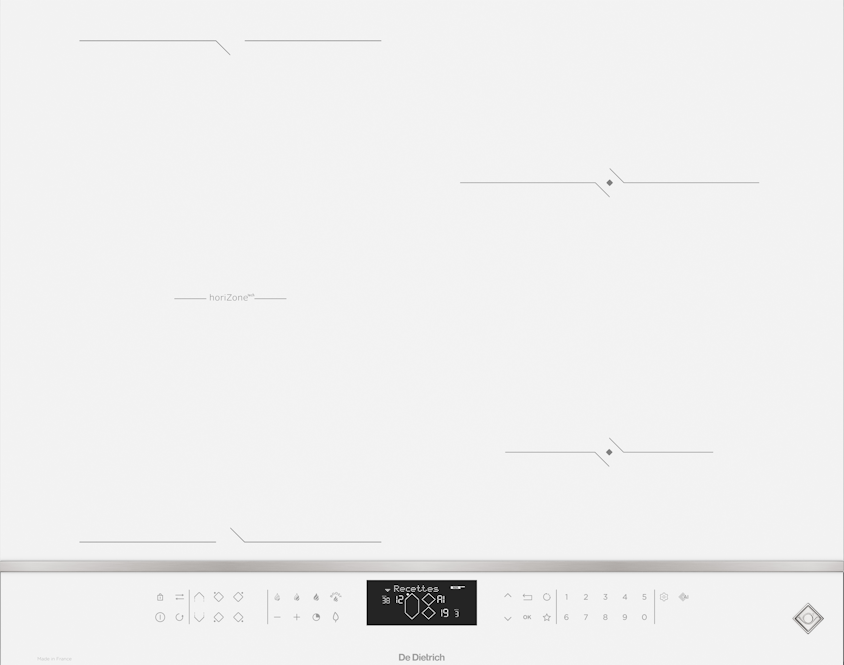 Фото товара: De Dietrich DPI4431W индукционная поверхность