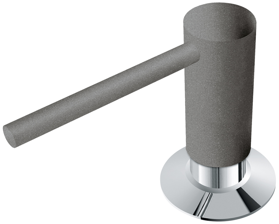 Franke Comfort, дозатор для моющего средства, серый камень Детальное фото товара: Franke Comfort, дозатор для моющего средства, серый камень