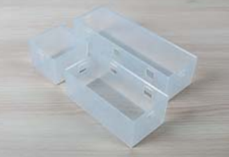 Ninka Banio Набор N1 короба из полупрозрачного тонированного пластика, белый Фото товара: Ninka Banio Набор N1 короба из полупрозрачного тонированного пластика, белый