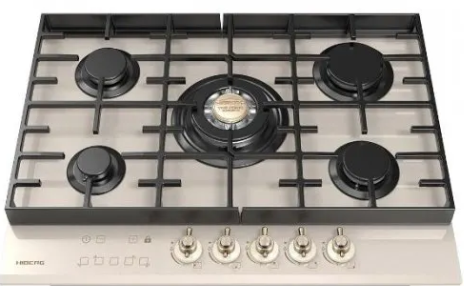 HIBERG VM 7155 Y Детальное фото товара: HIBERG VM 7155 Y газовая поверхность