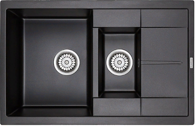 Детальное фото товара: Paulmark FLUGEN 60/1,5, мойка, гранит, черный