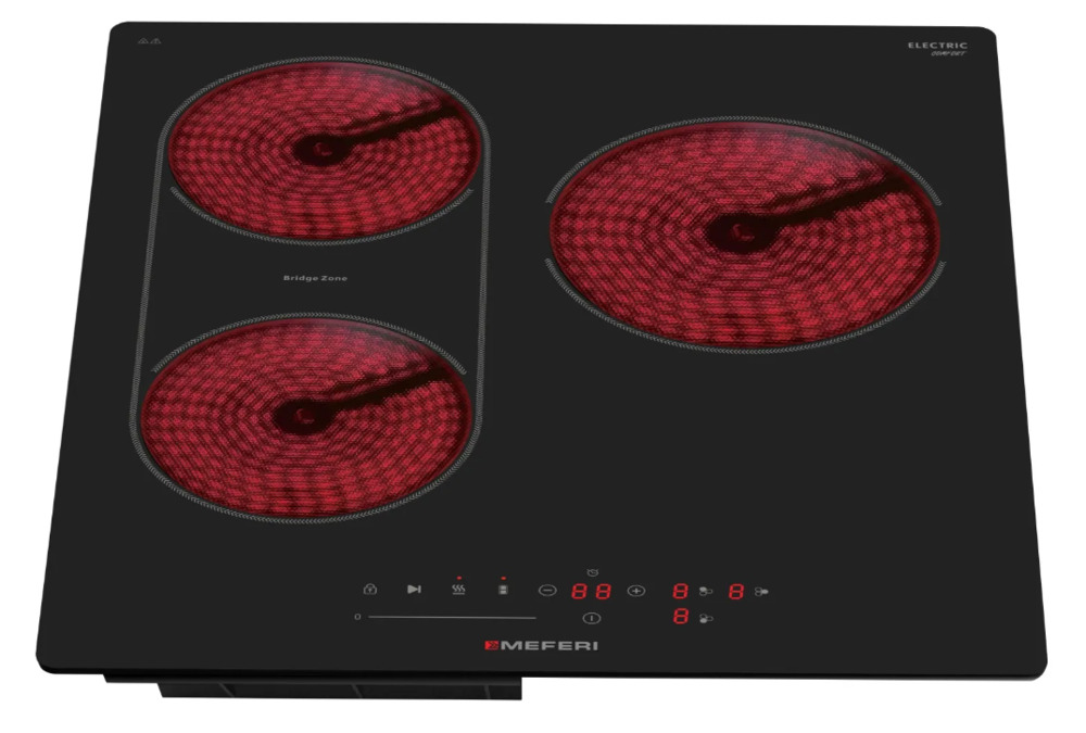 Детальное фото товара: MEFERI MEH453BK COMFORT стеклокерамическая поверхность