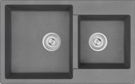 Детальное фото товара: Emar EMQ-2800.Q, мойка, гранит, антрацит