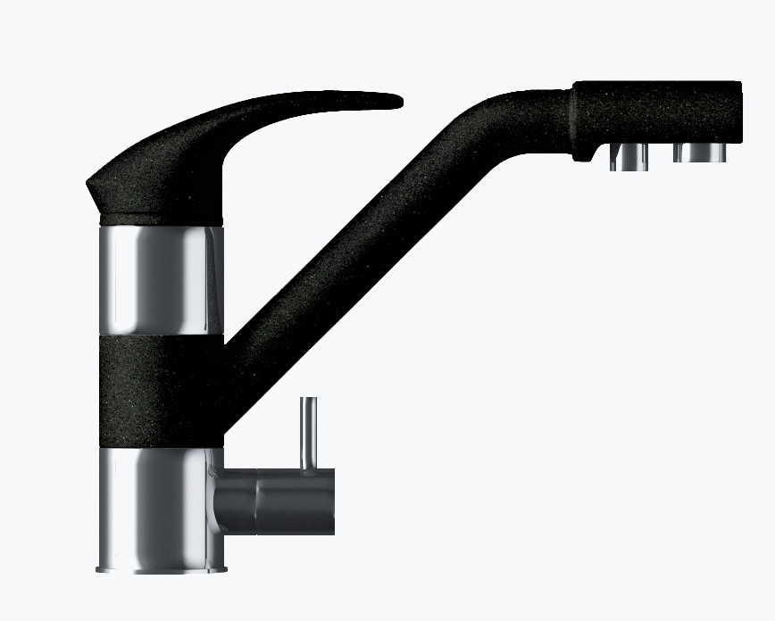 Фото товара: Polygran Дуо, смеситель, космос 316