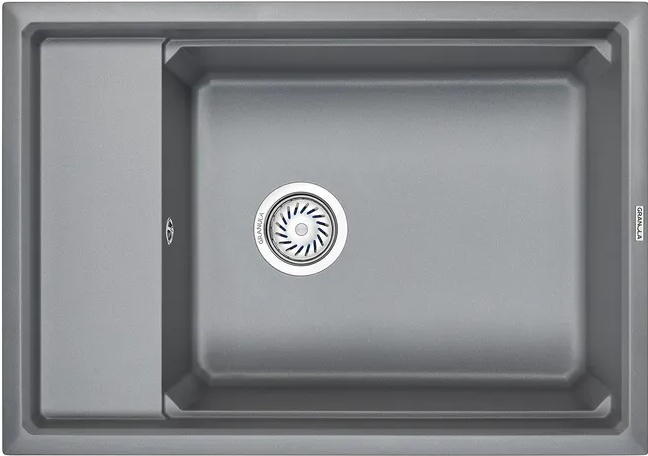 GRANULA 7305 мойка, гранит, алюминиум Фото товара: GRANULA 7305 мойка, гранит, алюминиум
