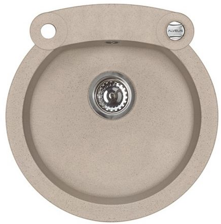 Фото товара: ALVEUS ROLL 10 GRANITAL TERRA -G22, мойка, гранит, песочный (в комплекте с сифоном 1105296)