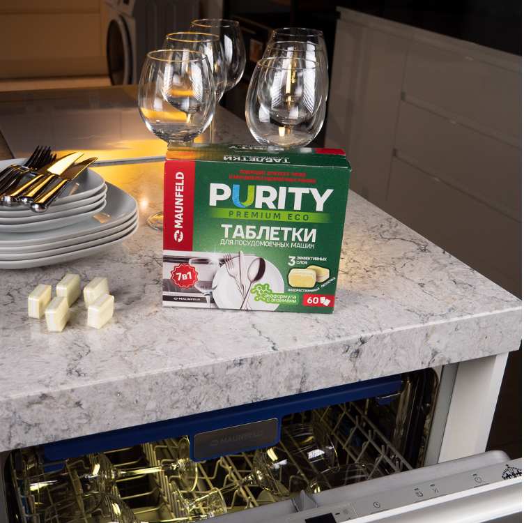 Детальное фото товара: Maunfeld таблетки для посудомоечных машин MDT60PE