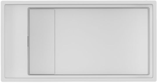 Фото товара: Omoikiri Kinaru 86-U/I WH, мойка, керамика, белый