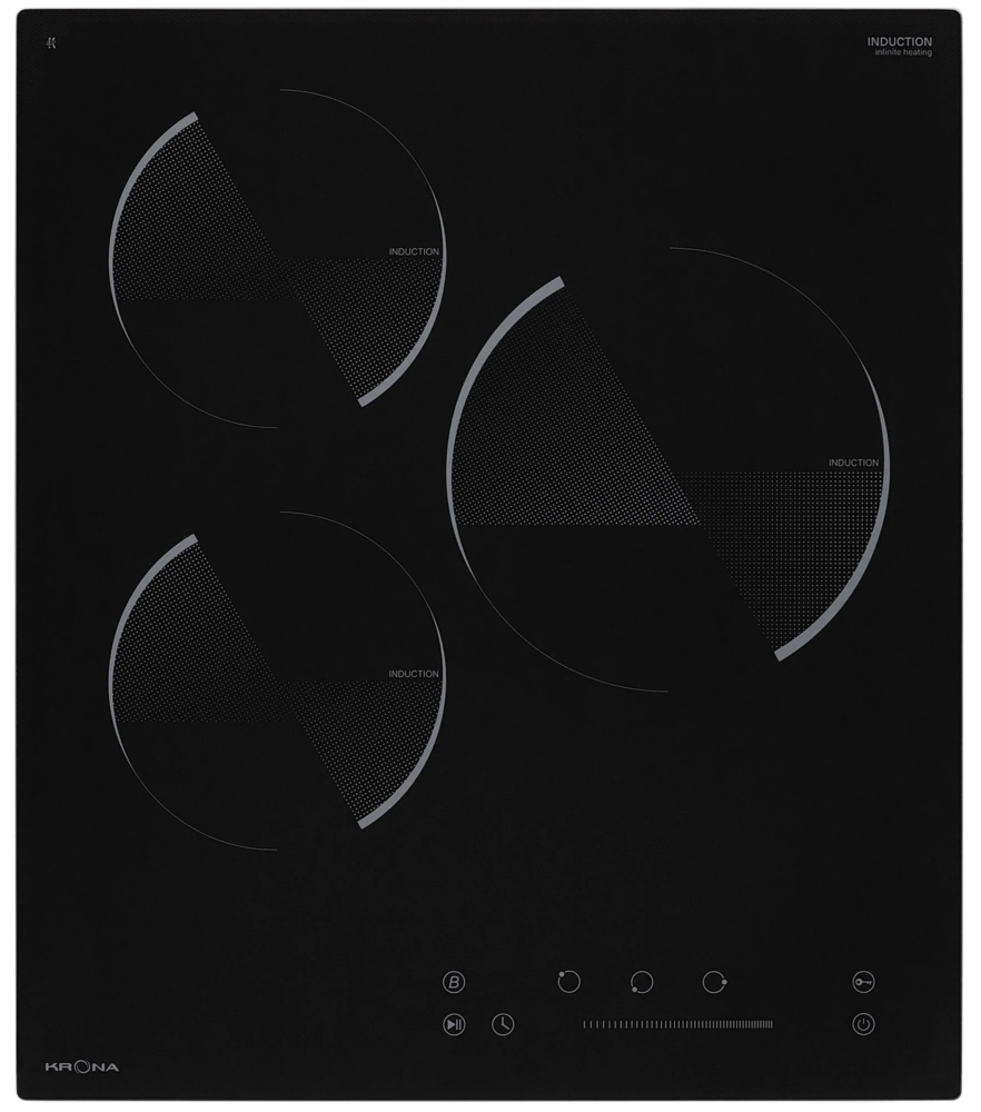 Фото товара: Krona OMBRA 45 BL индукционная поверхность