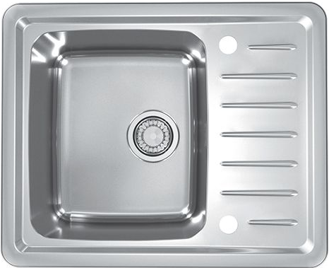 Фото товара: ALVEUS GALEO 10 SAT 90 FI, мойка, нержавеющая сталь сатин (в комплекте с сифоном 1127251)