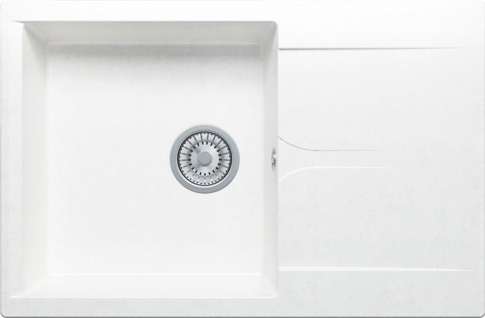 Фото товара: Polygran GALS-760, мойка, мрамор, белый хлопок 36