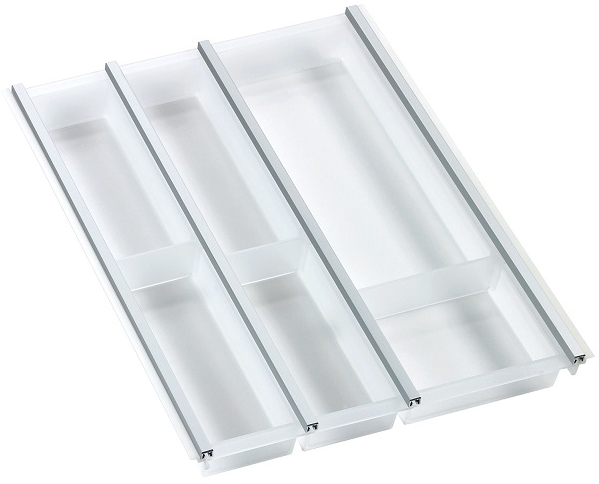 Детальное фото товара: Ninka Cuisio Aqua 450, Hettich ArciTech, лоток для столовых приборов, белый