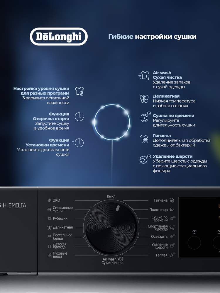 Детальное фото товара: DeLonghi DTD 8106 H EMILIA