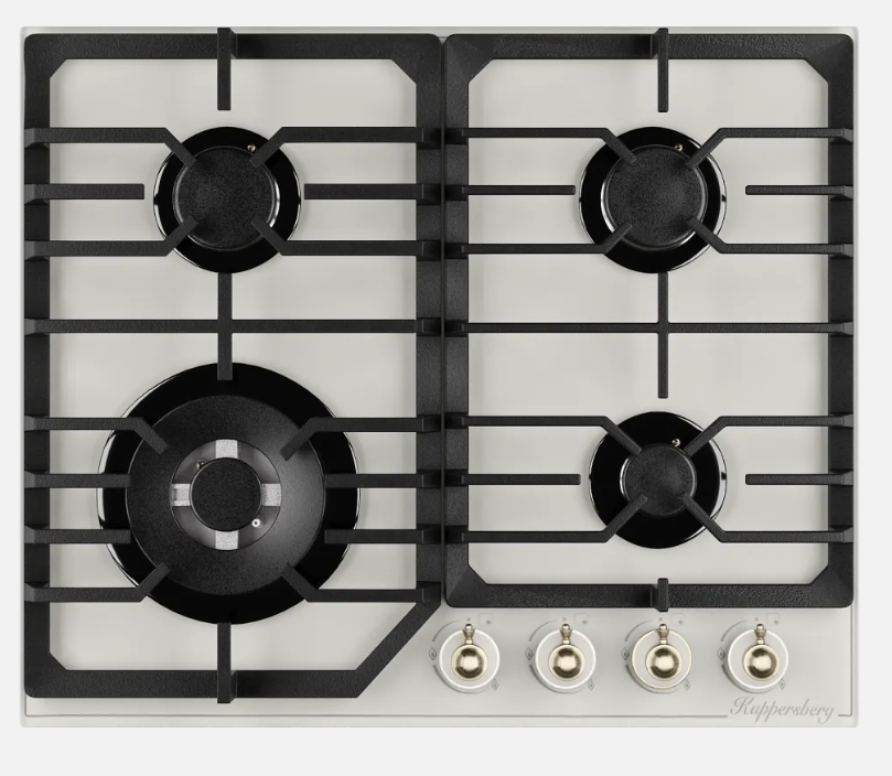 Фото товара: Kuppersberg FG 601 W Silver газовая поверхность