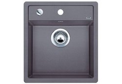 Фото товара: Blanco Dalago 45, мойка, гранит, темная скала с клапаном-автоматом