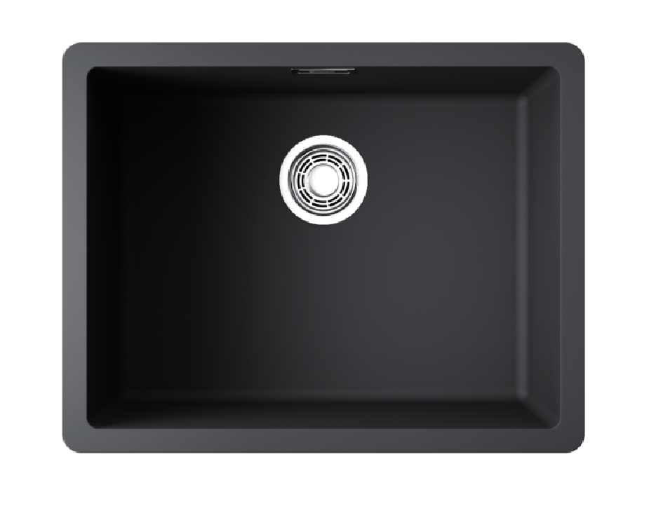Детальное фото товара: Omoikiri Kata 54-U-BL, мойка, гранит, черный