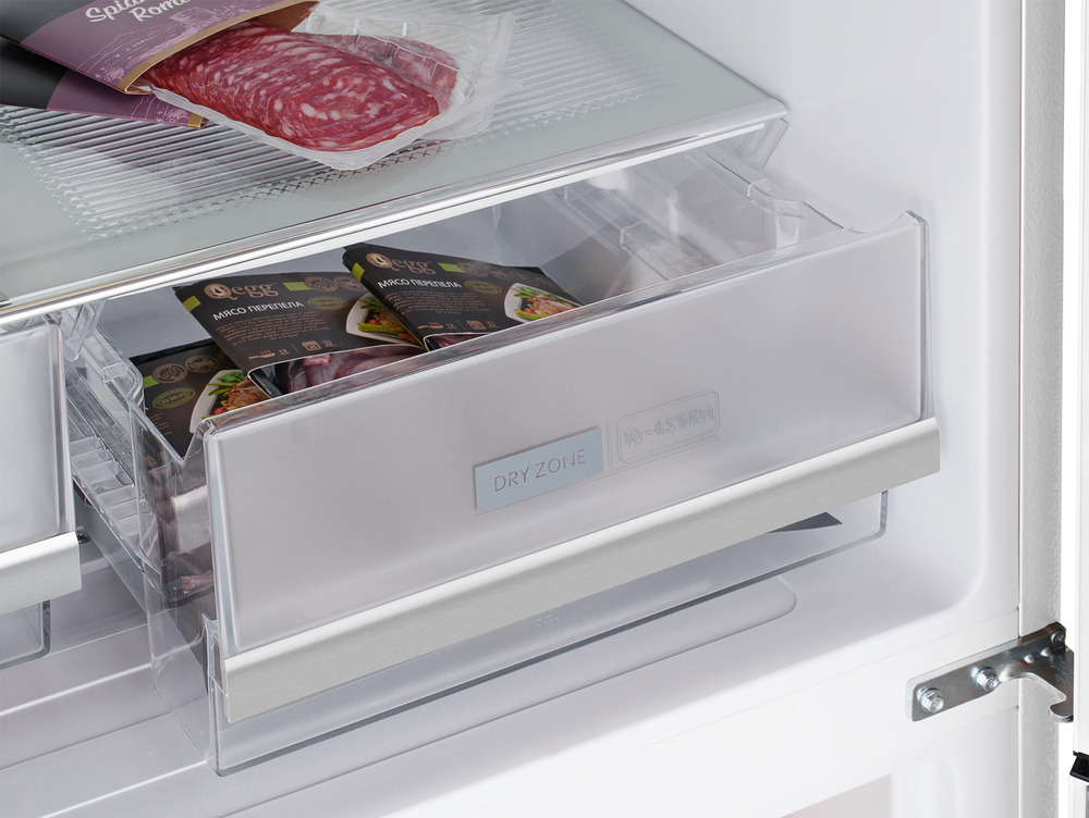 Детальное фото товара: Weissgauff WCD 450 White Rock Glass NoFrost Inverter