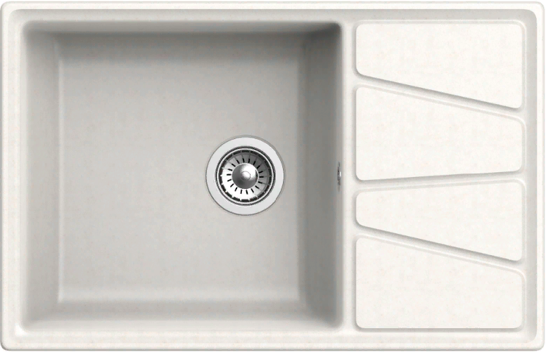 Фото товара: GranFest VERTEX GF-V-780L, мойка, мрамор, белый