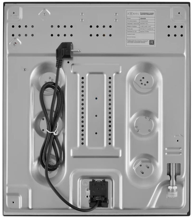 Детальное фото товара: ZUGEL ZGH452B газовая поверхность