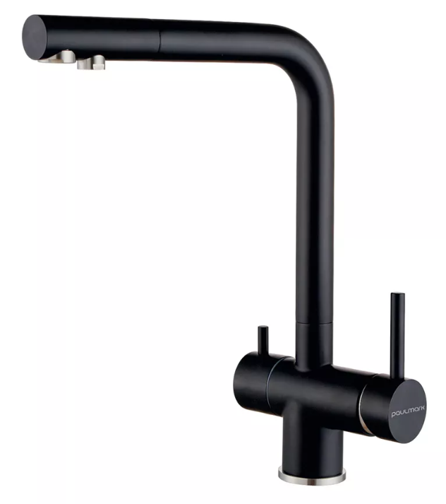 Фото товара: Paulmark SKALEN, смеситель, гранит, черный