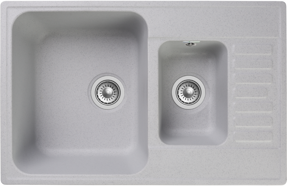 GranFest QUARZ GF-Z21K, мойка, гранит, серый Детальное фото товара: GranFest QUARZ GF-Z21K, мойка, гранит, серый