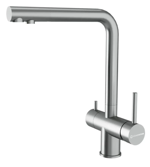 Фото товара: KUCHENSTERN FOKUS-FS, смеситель, нержавеющая сталь