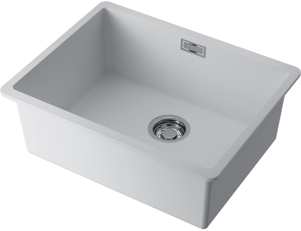 Детальное фото товара: Omoikiri Kata 54-U-WH, мойка, гранит, белый