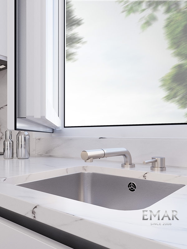 Детальное фото товара: Emar EC-7027 Satin, смеситель, сатин