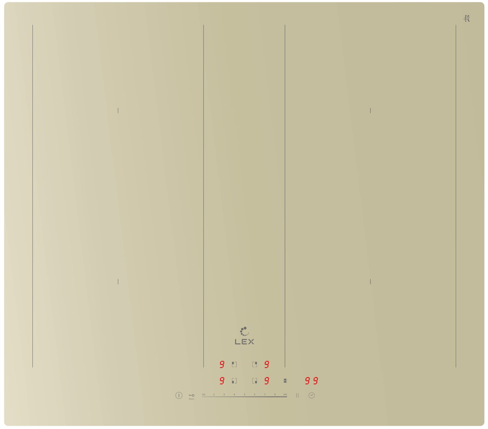 LEX EVI 641B IV Фото товара: LEX EVI 641B IV индукционная поверхность